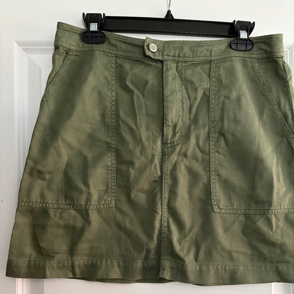Green Mini skirt